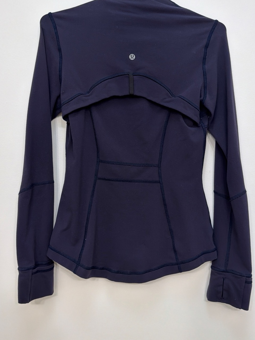 Lululemon Atlética Divine Full Zip Navy Zip Jacket, Size 6 - Picture 4 of 8